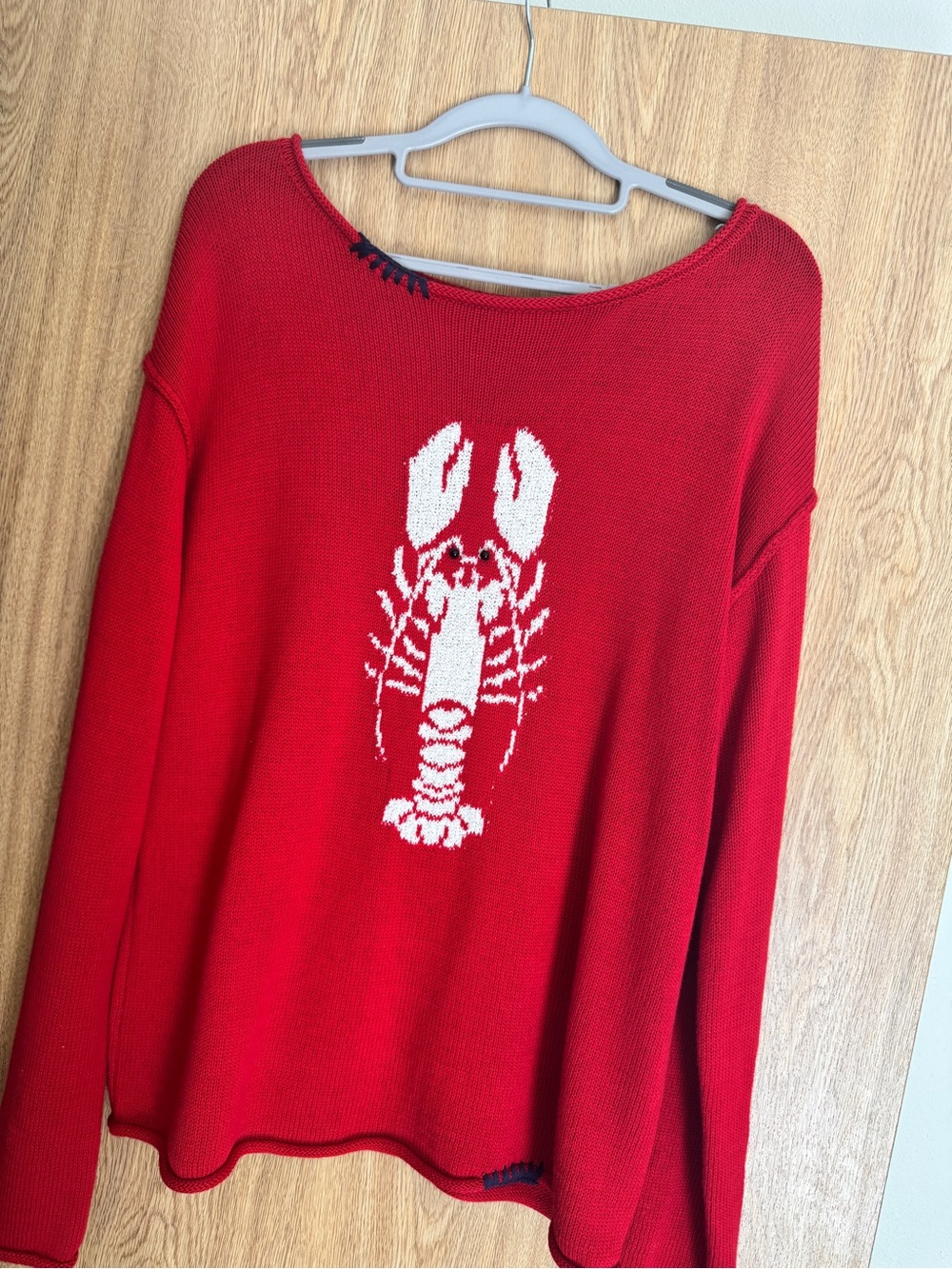 Red Lobster Knit Sweater